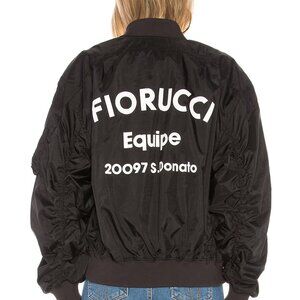 Fiorucci Black Lou Bomber Jacket
